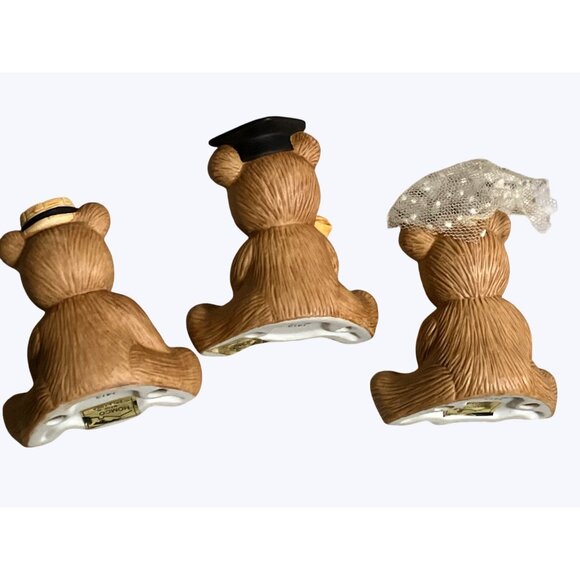 HOMCO Bear Figurines 1413 Calendar Bears set of 9 Monthly Theme Seasonal Decor - Picture 7 of 10